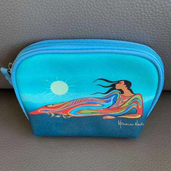 MOTHER EARTH 3-pce set travel cosmetic bag pouch by Maxine Noel multicolour - Picture 6 of 12